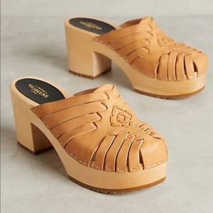 Swedish Hasbeens Huarache Clog